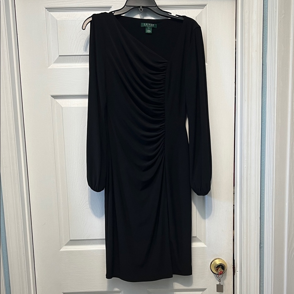 Polo Ralph Lauren Black Long Sleeve Dress